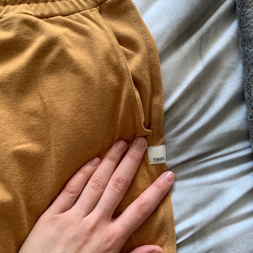 Mustard Vuori sweatpants